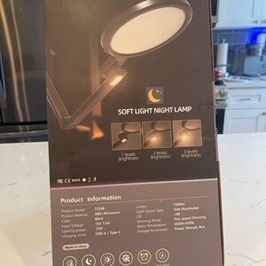 Desktop lighting and cellphones charging brand new